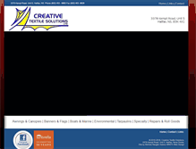 Tablet Screenshot of creativetextilesolutions.com
